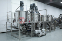 Machine de fabrication de dentifrice HoneMix Cosmetics Mélangeur émulsifiant sous vide Machine de fabrication de dentifrice Crème Ligne de production