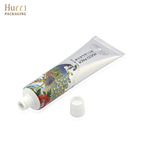 Tube cosmétique en plastique ABL personnalisé D30 30ml-60ml, emballage vide rechargeable laminé pour dentifrice avec bouchon à vis
