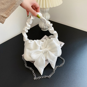 Newest Wholesale Long Strip Fashion Trends Elegant Ladies Shoulder Bags Women's Luxury Clutch <b>Handbags</b> With Bow - Product Image 3