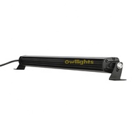 Barre lumineuse LED tout-terrain Owllights Super Slim IP68 4x4 100W 20 pouces à une seule rangée pour camion, SUV, UTV