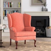 Harga terbaik furnitur rumah Modern Hotel balkon kain berbaring kursi Sofa santai ruang tamu beludru kursi Sofa