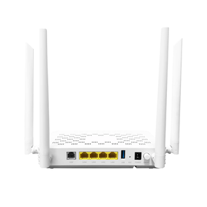 WIFI6 DOBLE BANDA ONU 3000Mbps 4GE + POT + USB + WIFI 5dB 2,4G & 5G Inglés Firmware Router Módems ONT