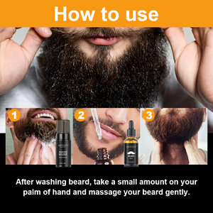 Kit Regalo di Alta Qualità <span class=keywords><strong>per</strong></span> la Cura della Barba con Olio Essenziale Naturale e Biologico <span class=keywords><strong>per</strong></span> la Crescita dei <span class=keywords><strong>Capelli</strong></span> e della Barba <span class=keywords><strong>per</strong></span> Uomini - Product Image 5