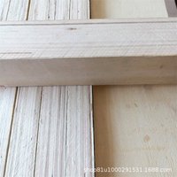 OEM Factory Direct 8-Meter Poplar LVL Board Panels for Structural Load-Bearing Laminated Veneer Lumber Crack-Resistant Timber