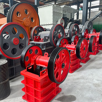 250x400 granit minerai pierre Mobile Mini utilisé grande capacité 10 16 concasseur à mâchoires secondaire pour l'exploitation minière