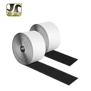 Cinta de gancho y bucle autoadhesiva de nailon negro Tela con patrón de puntos con velcro fuerte para zapatos y bolsos Uso por metro - Product Image 1