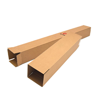 Kunden spezifische LED-Pappkarton Tube extra lange Verpackung Long Strip Carton Dünne flache Express Mailer Versand box
