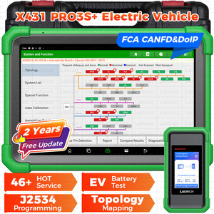 เครื่องมือสแกนวินิจฉัยรถยนต์ LAUNCH X431 PRO3S+ pro3s EV ECU Codiing รองรับการเขียนโค้ด ECU รถยนต์ไฟฟ้าได้ 99% ครอบคลุมยี่ห้อรถยนต์ไฟฟ้าทุกยี่ห้อ รองรับการวินิจฉัยรถยนต์ทุกประเภท - Product Image 6