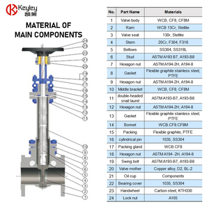 Tiêu chuẩn Mỹ cao cấp chất lượng của nhãn hiệu nước phương tiện truyền thông ống thổi Van cổng - Product Image 4