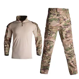 JinTeng Factory Good Quality One Stop Tactical Supplier Men's Camouflage Uniform Rip-Stop G3 Outdoor Tactical Training Frog Suit