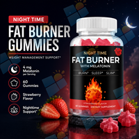 Gummies Brûle-Graisses Nocturnes avec Mélatonine, Complément Alimentaire pour la Gestion du Poids, Saveur Fraise, Fabricant OEM à Marque Privée