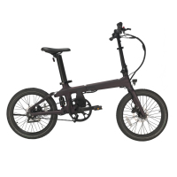 Vélo électrique pliable en fibre de carbone X5 avec moteur central de 250 W pour des trajets quotidiens haut de gamme