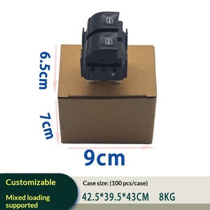 Interruptor Elevavidrios 254118722R 254112588R con Luz Blanca, Compatible con OLIVER <span class=keywords><strong>RENAULT</strong></span> CLIO <span class=keywords><strong>ZOE</strong></span> Eléctrico - Product Image 3