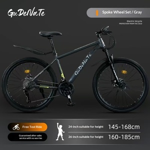 Vélo de montagne pour adultes, 24 <span class=keywords><strong>pouces</strong></span>, pour hommes, femmes, étudiants, cyclisme, déplacements, course tout-terrain, 30 vitesses, freins à disque doubles, détachables - Product Image 6