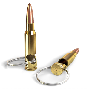 Llavero Abridor de Botellas con Forma de Bala Calibre .50, Metal, Logotipo Personalizado, Venta al Por Mayor, Equipo de Supervivencia - Product Image 1