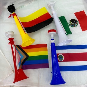 2024 chất lượng cao Trận Đấu Bóng Đá Khuyến Mãi Cổ Vũ Fan nhựa không khí Vuvuzela sừng với biểu tượng tùy chỉnh - Product Image 5