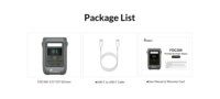 Station d'alimentation portable Fossibot FDC300 Mini 140W, batterie LiFePO4, alimentation de secours UPS pour la maison, le bureau, l'ordinateur portable, le téléphone