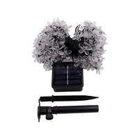 Guirlandes lumineuses solaires LED en plastique, fleurs de cerisier, fleurs féériques, IP65, étanches, pour Noël, mariage, chambre à coucher, jardin extérieur