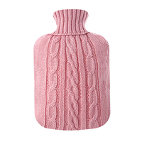 Couverture de bouteille d'eau chaude en tricot Rectangle lavable
