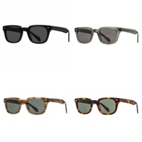 Lunettes de soleil polarisées en acétate de qualité supérieure Lmamba Classic Trendy Retro Square Designs Shades UV400 avec logo personnalisé pour femmes et hommes