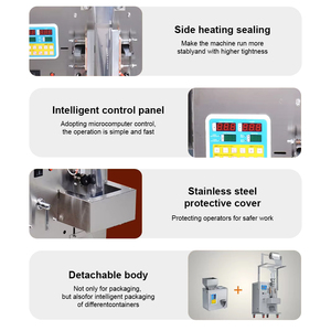 เครื่องบรรจุผงกะหรี่แบบแนวตั้งสำหรับวานิลลา พริกไทย ยี่หร่า มัสตาร์ด เครื่องเทศแบบเม็ด บรรจุภัณฑ์แบบปิดผนึกอัตโนมัติ - Product Image 3