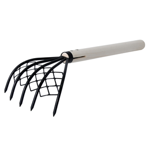 <span class=keywords><strong>Râteau</strong></span> à main de <span class=keywords><strong>jardin</strong></span> Winslow & Ross 15 pouces, manche <span class=keywords><strong>en</strong></span> <span class=keywords><strong>bois</strong></span>, griffes de ninja japonaises, outils de <span class=keywords><strong>jardin</strong></span>, cultivateur avec filet - Product Image 1