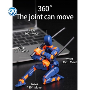 Figura de accion bán buôn Khớp nối đa Doanh di chuyển búp bê Dummy may mắn 13 3D in Robot đồ chơi T13 Hành động Hình - Product Image 4