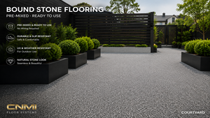 Revêtement de sol décoratif en résine époxy CNMI pour jardin, parc, extérieur, antidérapant - Product Image 5