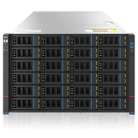 Servidor 4U con CPU Dual AMD Epyc 9004/9005 y Memoria de 32xDDR5, 36xSATA/SAS 3.5' HDD y 10 Tarjetas Aceleradoras PCIe5.0 y Servidor en Rack