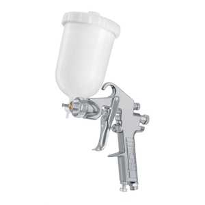Truper PIPI-403 pistola pneumatica per verniciatura industriale alimentazione a gravità con bicchieri di plastica LVMP da 2mm e 1.3mm ugelli per applicazioni a pressione - Product Image 2