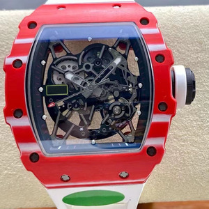 Montre squelette tourbillon de luxe pour homme avec boîtier en fibre de carbone premium, étanche, lumineuse, automatique, mécanique, sportive, de haute qualité - Product Image 2