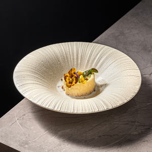 2024 Horeca Hôtel Assistte Rétro Maillard Vaisselle Ramen Assiettes Soupe Restaurant Chef Plat Salade <span class=keywords><strong>Risotto</strong></span> <span class=keywords><strong>Assiette</strong></span> Platos Para Sopa - Product Image 6