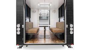 2022 su misura fuoristrada campeggio rimorchio giocattolo autotrasportatore RV nuovo Design Caravan con aria condizionata per i viaggi - Product Image 5