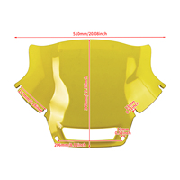 Pare-brise de moto, déflecteur de vent noir/rouge/jaune/violet/bleu pour Harley Low Rider ST 2022 2023 2024 2025