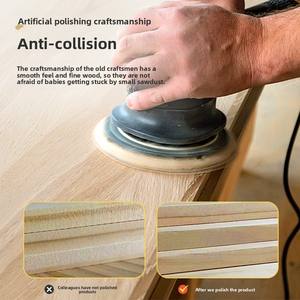 Estantería <span class=keywords><strong>de</strong></span> pie <span class=keywords><strong>de</strong></span> madera maciza integrada montada en <span class=keywords><strong>la</strong></span> <span class=keywords><strong>pared</strong></span>, estante <span class=keywords><strong>de</strong></span> almacenamiento para sala <span class=keywords><strong>de</strong></span> estar para niños, combinación gratuita <span class=keywords><strong>de</strong></span> acero inoxidable - Product Image 3