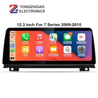 YZG-reproductor Multimedia con Android para coche, pantalla mejorada de 12,3 pulgadas, 8 núcleos, 4 + 64GB, para BMW serie 7, F01, F02, 2009, 2012, 2015, nuevo