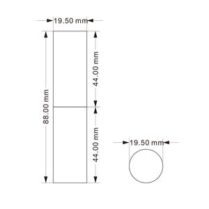 傾斜ツイストアップピンクスリムリップスティックチューブケース4g空のeosラウンド透明4mlリップバームスティックチューブコンテナ製造 - Product Image 5