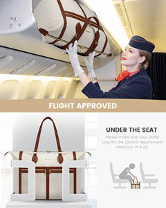 LOVEVOOK 4 in 1 여성용 여행 더플백 4pcs 세트 하룻밤 주말 핸드백 휴대 노동 배달을위한 대형 병원 가방 - Product Image 4