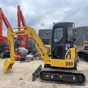 Mini pelle sur chenilles Komatsu PC55 de haute qualité 5.5 tonnes Japon Original utilisé à vendre 1.5 tonnes Poids en ordre de marche - Product Image 1