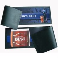 Accessoires de bar promotionnels, tapis de protection écologique, logo, PVC souple, protection contre les gouttes de vin et de bière, accessoires de vin et de bière personnalisés