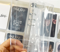 Signet personnalisé Kpop livre de collection 4cut archiver Mini Kpop livre de collection Albums classeur creux Transparent porte-cartes photo