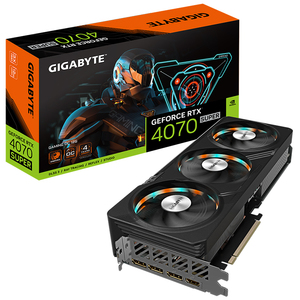 การ์ดจอ GeForce RTX 4070 SUPER 12G สำหรับเล่นเกม พร้อมด้วย AI Design Intelligent Learning GPU GIGABYTE RTX 4070 SUPER 12G - Product Image 1