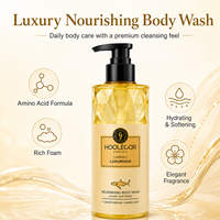 Gel Douche Hydratant au Caviar de Luxe OEM 500ml à Base d'Acides Aminés – Produits de Soin Corporel Marque Privée