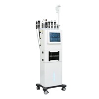 Appareil de microdermabrasion et dermabrasion pour le visage, machine de microdermabrasion 12 en 1, hydrodermabrasion