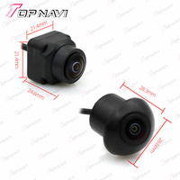 Gran oferta, Kit de cámara de marcha atrás para coche con vista trasera redonda de 360 grados, sistema de Sensor de aparcamiento, cámara panorámica de 360 grados