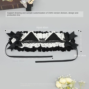 Diadema Original para Hombre, Estilo Café con Leche, Dulce y Linda, con Orejas de Gato, Pasador de Pelo con Lazo, Estilo Lolita Japonés, Accesorio para la Cabeza, Meow Meow DREAM FASHION ODM - Product Image 4