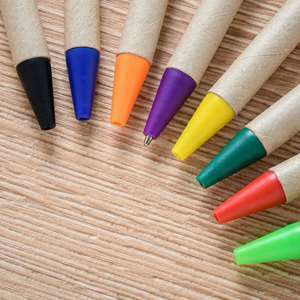 Ys577 Promotional Corporate Activity Business <b>Gift</b> Eco-Friendly Custom Logo Printed Recycled Kraft Paper Ballpoint <b>Pen</b> - Product Image 3