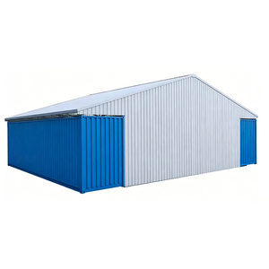 Practical Outdoor Container Carport Fireproof Weather Resistant Goods Storage Shelter Color steel tile container <b>roof</b> Warehouse - Product Image 4