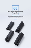 RUNDE PE 5 Core 1kv 10-400mm 2:1 Shrink Ratio Kabel Aksesori Selongsong Cabang Anti-Terikat Panas Suhu Tinggi Heat Shrink