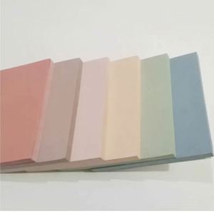 6pcs Vintage Color Sticky Notes 50 Sheets Per Color Blank Fluorescent Reusable Memo <b>Pads</b> Multiple Times Use Colorful <b>Paper</b> for - Product Image 4